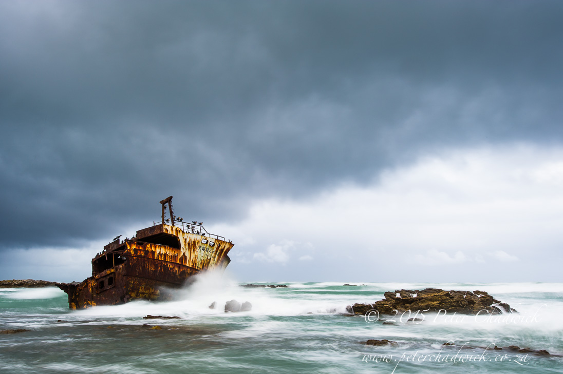 Ship wreck and storm_&copy;PeterChadwick_AfricanConservationPhotographer