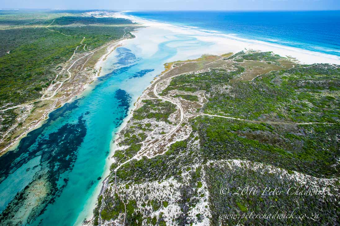 Heuningnes River Estuary Flowing Into The Sea