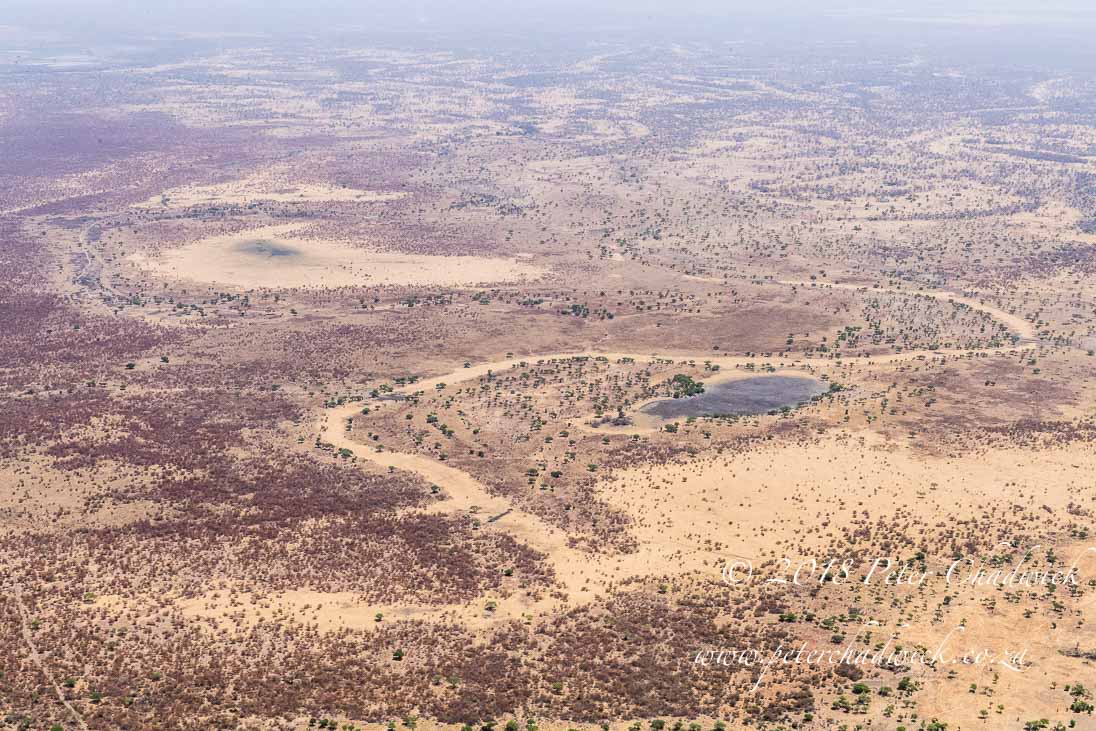Aerial view of Zakouma National Park_©PeterChadwick_AfricanConservationPhotographer