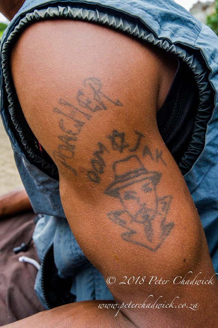 Poacher Tattoo_©PeterChadwick_AfricanConservationPhotographer